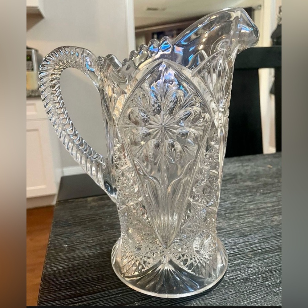 Vintage Glass Pitcher